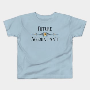 Future Accountant Decorative Line Kids T-Shirt